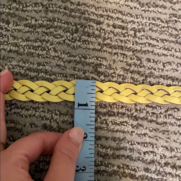 Yellow Braided Belt - Picture 5 of 5